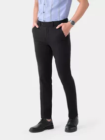 Quần Tây Nam 5S Fashion Cạp Tăng Đơ Slimfit QAU23017