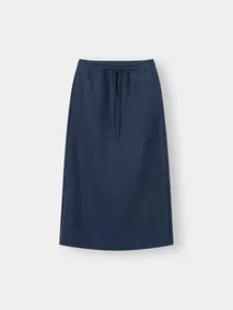 Chân Váy Nỉ Dài Nữ 5S Fashion Trơn Phom Regular WBCVD25009