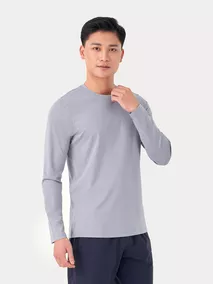 Áo Thun Nam Dài Tay Cổ Tròn 5S Fashion Regular Fit ATO23014