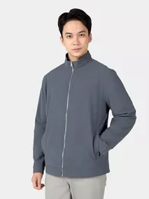 Áo Khoác Thời Trang Nam 5S Fashion Cổ Trụ Lót Nỉ Basic AKH24040