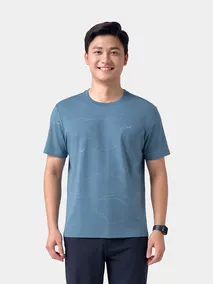 Áo Thun Nam Ngắn Tay Họa Tiết Phom Casual Fit ATS24006