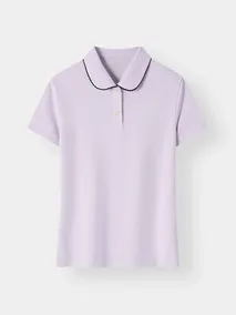 Áo Polo Nữ Cổ Cách Điệu 5S Fashion Phom Regular W0APC26009