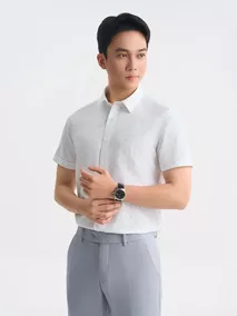 Áo Sơ Mi Nam 5S Fashion Họa Tiết Phom Slimfit ASC25030