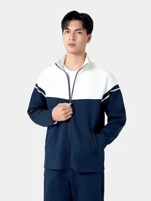 Áo Nỉ Nam Zipper 5S Fashion Can Phối Regular BAKN24015