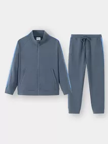 Bộ Quần Áo Nam Cổ Trụ Kéo Khóa Chất Nỉ 5S Fashion BNK23002