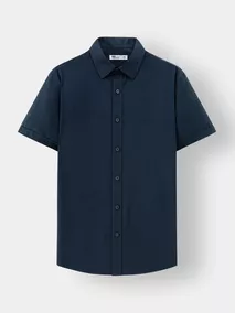 Áo Sơ Mi Nam Ngắn Tay 5S Fashion Họa Tiết Phom Regular ASC25049