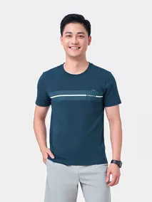 Áo Thun Nam Ngắn Tay 5S FASHION In Cao Cấp Slimfit ATS24021