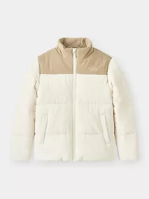 Áo Phao Cho Bé Can Phối Nhung Cổ Trụ 5S Fashion K0PHF25001