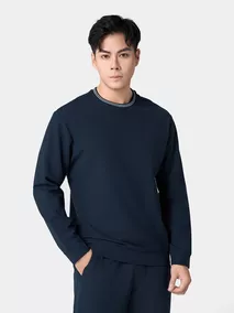 Áo Nỉ Nam Cổ Dệt Hiệu Ứng 5S Fashion Phom Casual BANI24009