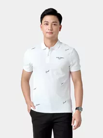 Áo Polo Nam 5S Fashion Thêu Họa Tiết Slimfit APC24049