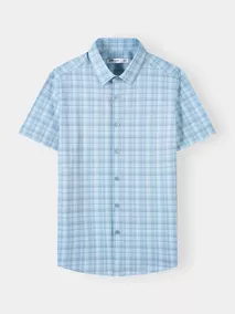 Áo Sơ Mi Nam 5S Fashion Kẻ Ô Phom Slimfit M0ASC26055