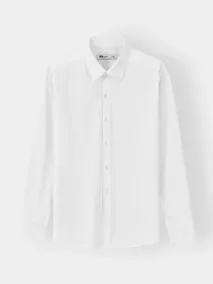 Áo Sơ Mi Nam Dài Tay Màu Trắng 5S Fashion Phom Slimfit M0ASM25065