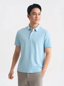 Áo Polo Nam Thể Thao 5S Fashion Dệt Hiệu Ứng APC25074