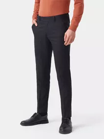 Quần Tây Nam 5S Fashion Dệt Kẻ Ô Slimfit QAU23055