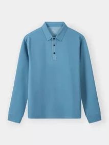 Áo Polo Nam Dài Tay 5S Fashion Phom Slimfit Vải Hiệu Ứng M0APD25003