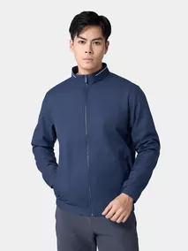 Áo Khoác Thời Trang Nam 5S Fashion Cổ Dệt Line AKH24003