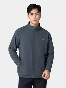 Áo Khoác Nam Thời Trang Cổ Trụ Basic Slimfit AKH24001