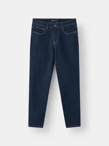 Quần Jean Nam 5S Fashion Phom Slimfit Chần Chỉ Nổi M0QJE25009