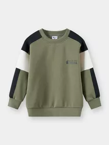 Áo Nỉ Bé Trai 5S Fashion Can Phối Phom Regular BBANI25005