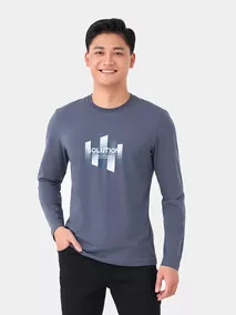 Áo Thun Dài Tay Cổ Tròn 5S Fashion Slimfit ATO23001