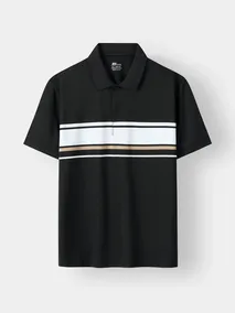 Áo Polo Nam 5S Fashion Phối Sọc Kẻ Ngang Phom M0APC26090