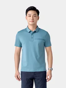 Áo Polo Nam 5S Fashion Thể Thao In Chữ Slimfit APC24082