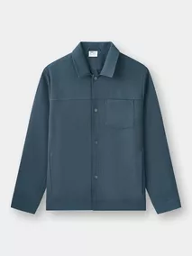 Áo Khoác Thời Trang Nam Cổ Bẻ 5S Fashion Có Túi Ngực M0AKH25021