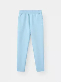 Quần Nỉ Nữ 5S Fashion Cạp Chun Thêu Logo Phom Regular WBQNI25001