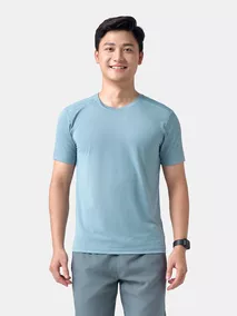 Áo Thun Nam 5S Fashion Chất Liệu Thể Thao Phom Slimfit ATS24039