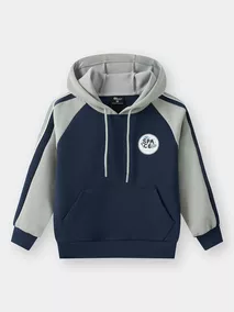 Áo Nỉ Hoodie Bé Trai 5S Fashion Tay Raglan Can Phối BBANI25004
