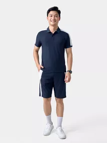 Bộ Quần Áo Thể Thao Nam 5S Fashion Can Phối Phom Slimfit BAPC24005-BQST24005