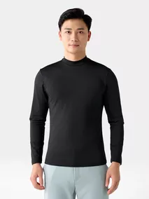 Áo Giữ Nhiệt Nam 5S Fashion Cổ 3 Phân Phom Body AGN24001 