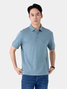 Áo Polo Nam 5S Fashion Dệt Jacquard Phom Regular APC25021