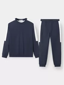 Bộ Quần Áo Dài Tay Nam Chất Nỉ 5S Fashion Can Phối BNI23105