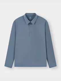 Áo Polo Nam Dài Tay 5S Fashion Phom Regular Cúc Bấm M0APD25008