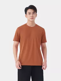 Áo Thun Nam Ngắn Tay 5S Fashion In Tay Slimfit ATS24031