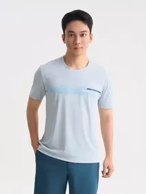 Áo Thun Nam Thể Thao 5S Fashion In Phong Cách ATS25016