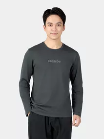 Áo Thun Nam Dài Tay 5S Fashion In Chữ Phom Slimfit ATH24029