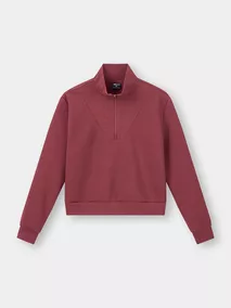 Áo Nỉ Nữ Khóa Zip 5S Fashion Hiệu Ứng Phom Regular WBANI25009