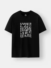 Áo Thun Nam Cotton 5S Fashion In Chữ Phong Cách Phom Casual ATS25042