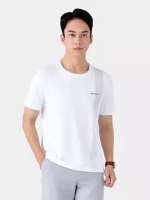 Áo Thun Nam Ngắn Tay 5S Fashion Họa Tiết Sọc ATS25006