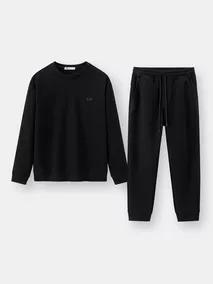 Bộ Quần Áo Nỉ Nam 5S FASHION Trơn Basic Phom Slimfit BNI24025