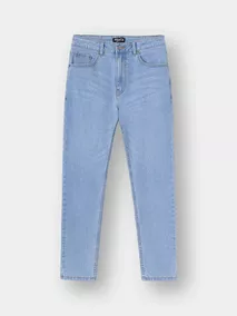 Quần Jean Nam 5S Fashion Màu Xanh Nhạt Cotton Slimfit QBD23020