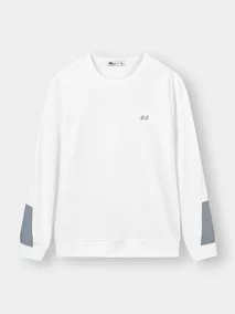 Áo Nỉ Nam Phối Tay 5S Fashion Thêu Logo Phom Slimfit M0ANI25101