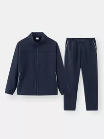 Bộ Quần Áo Gió Cổ Trụ Lót Nỉ 5S Fashion Regular BOG24009