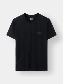 Áo Thun Nam Ngắn Tay 5S Fashion Slimfit In Chữ TSO23029