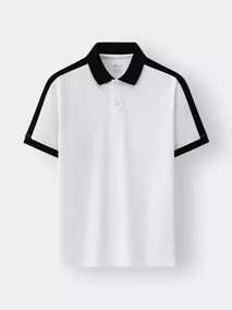 Áo Polo Nam Can Phối In Chữ 5S Fashion Trẻ Trung APC25041