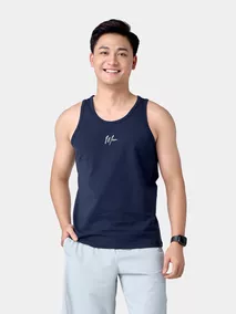 Áo Ba Lỗ Nam Cotton 5S Fashion In Chữ Regular ABL24012