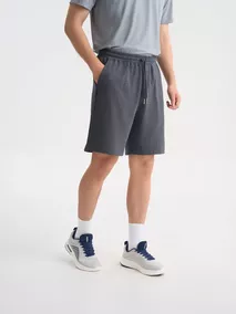 Quần Short Nam Casual 5S Fashion Dệt Hiệu Ứng QSC25005