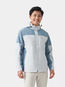 Áo Khoác Gió Lót Nỉ Phối Màu 5S Fashion Slimfit AKG23008